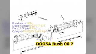 DOOSA บุชรถขุด 00-7- ชิ้นส่วน