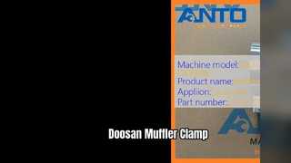Doosan Muffler Clamp 2124-1592A ชิ้นส่วนรถขุด