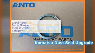 การเปลี่ยนซีลกันฝุ่น Komatsu WA200