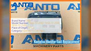 การเปลี่ยนจอภาพรถขุด Komatsu 7834 72 2002