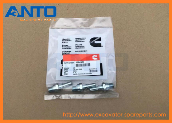 3964337 4891385 Quick Disconnect Connector สำหรับ HYUNDAI Excavator อะไหล่