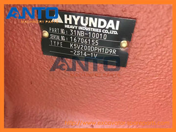 ปั๊มแกนไฮดรอลิก 31NB-10010 31NB-10010 สําหรับ Hyundai Excavator R450-7