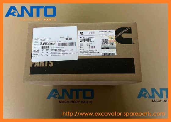 4955352 3802070 6D102-6732313410 ไม้ยางหลัก CUMMINS ส่วนสํารองสําหรับ PC200-8 6D107