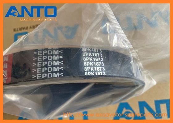 6262-81-6610 6262816610 8PK1873 เข็มขัด KOMATSU ชิ้นส่วนสํารองของพูลโดเซอร์สําหรับ SAA6D140E-6C