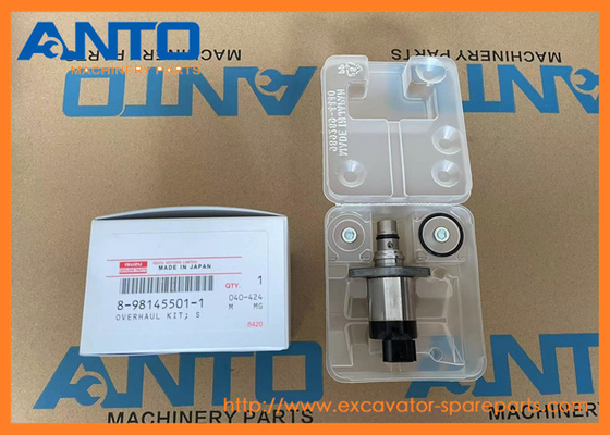 8981455010 8981455011 วาล์วโซเลนอยด์ HITACHI อุปกรณ์สํารองเครื่องขุดสําหรับ ZX180LC-3