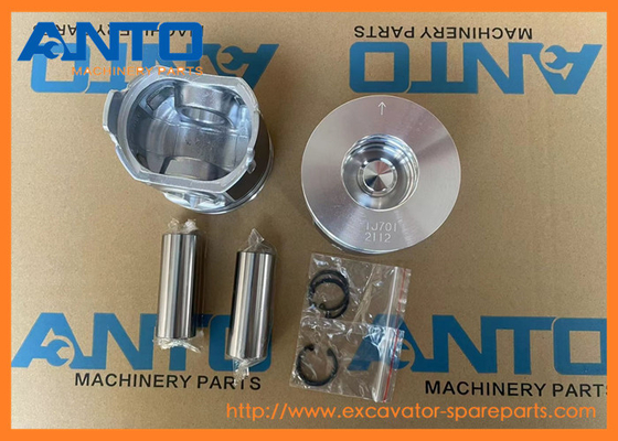 1J701-21112 1J70121112 พิสตัน KUBOTA ส่วนเครื่องขุดเครื่องยนต์ที่เหมาะสําหรับ V2607 KX057-4