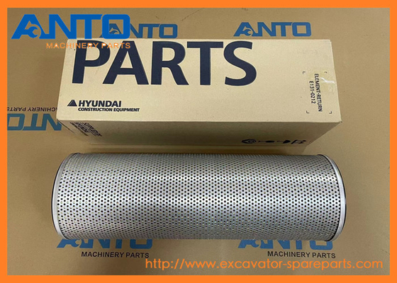 E131-0212 เครื่องกรองไฮดรอลิก HYUNDAI อะไหล่เครื่องขุดสําหรับ R110-7 R140LC-7