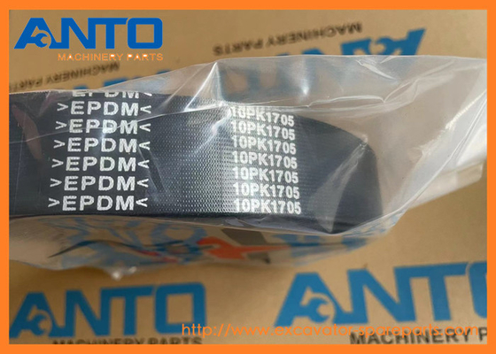 21620133 10PK1705 V-Ribbed Belt Excavator Spare Parts สําหรับ EC300D ECR305C