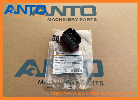 3568350 356-8350 Rocker Switch Excavator ชิ้นส่วนไฟฟ้าที่รองรับสําหรับ D6K2 D6K2 LGP