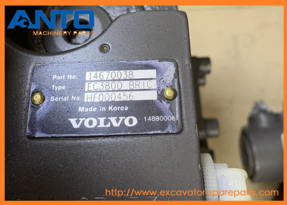 VOE14670038 14670038 วาล์วควบคุมหลัก VOE EC380D Excavator Valve