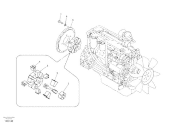 VOE14533206 14533206 ข้อต่อแบบยืดหยุ่นสำหรับชิ้นส่วนปั๊มไฮดรอลิกของ VOE Excavator